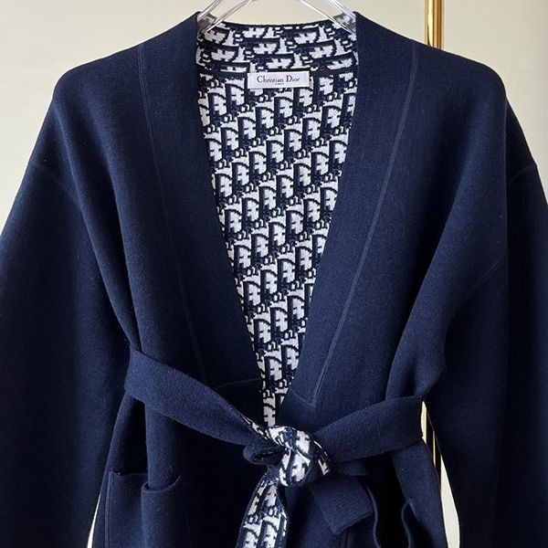 お気に入り♪ディオール◇ベルト付き KIMONO ジャケット 偽物◇リバーシブル des91145